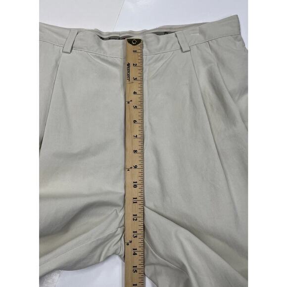 Tommy Bahama Pants Mens 34x27 Pleated Beige Silk Pants Relax Casual Weekend - Picture 12 of 12